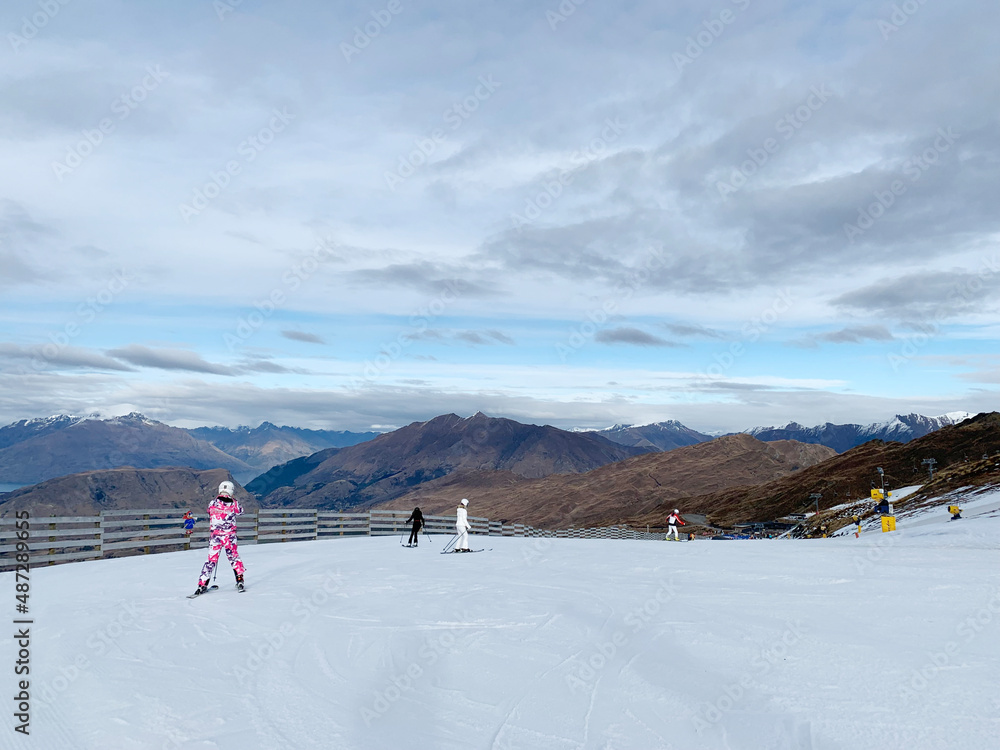 뉴질랜드 퀸즈타운 스키장, 설경, 풍경 / New Zealand Queenstown Ski Resort, Snow View, Scenery 