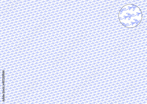 Vector background from lines with a pattern of an airplane.