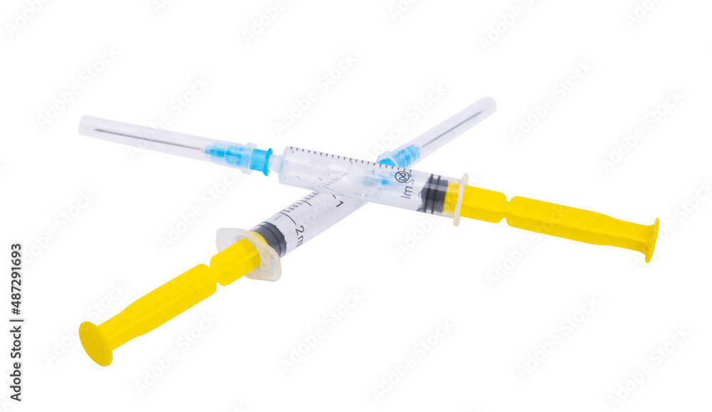 Fototapeta premium medical syringe isolated