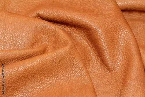 the texture of genuine calfskin of the highest quality of dressing