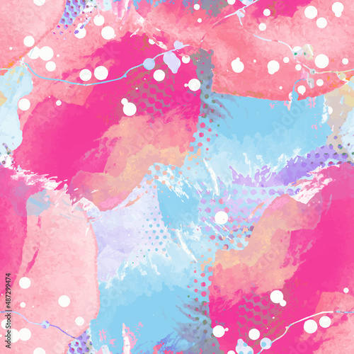 Liquid abstract pattern. Bright colors mixture.