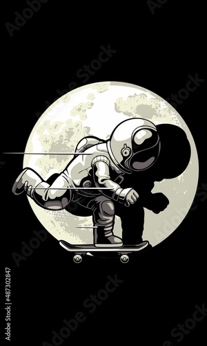 illustration vector astronaut 5