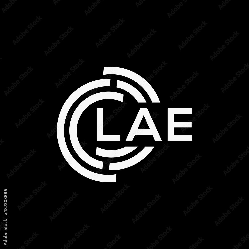 LAE letter logo design on black background.LAE creative initials letter logo concept.LAE vector letter design. LAE letter logo design on black background.LAE creative initials letter logo concept.LAE vector letter design.