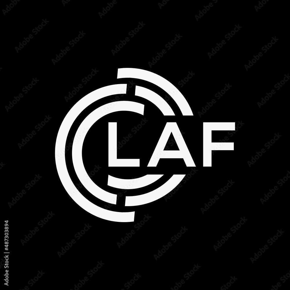 LAF letter logo design on black background.LAF creative initials letter logo concept.LAF vector letter design. LAF letter logo design on black background.LAF creative initials letter logo concept.LAF vector letter design.