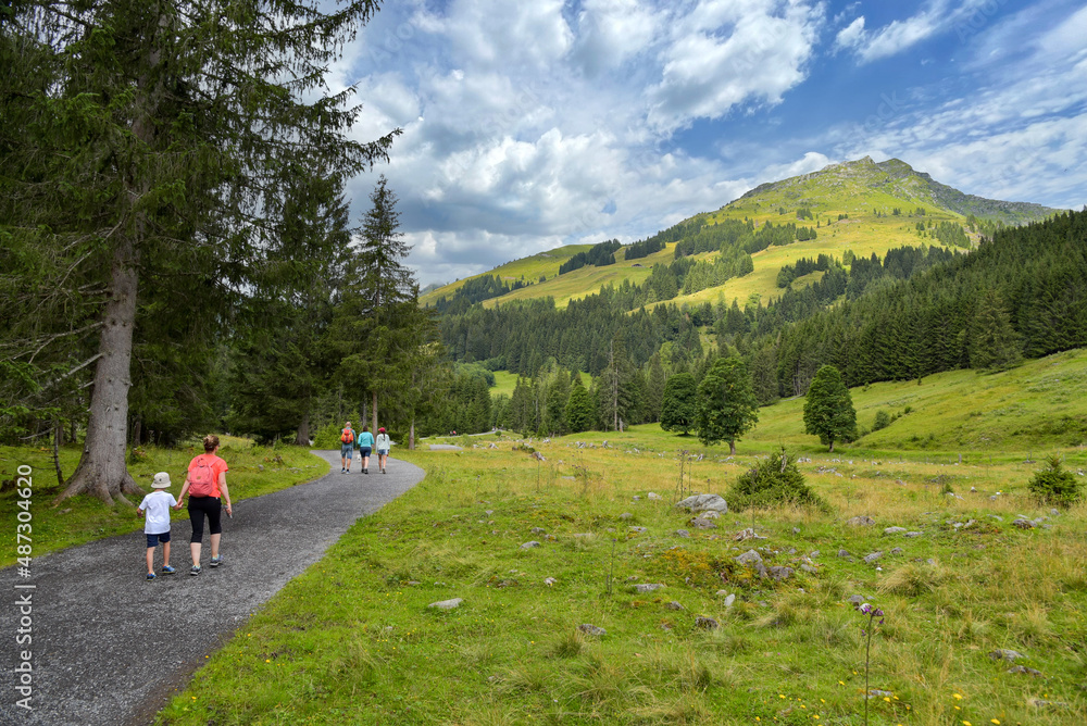 Wandern in Österreich bei Saalbach-Hinterglemm