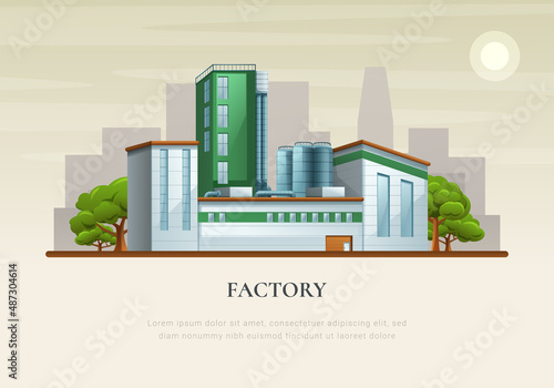 Factory Flat Poster