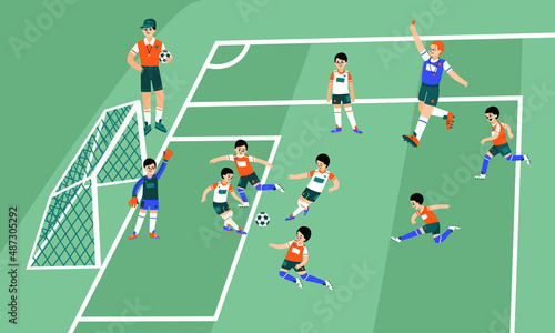 Football Soccer Composition