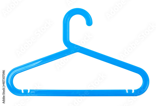 hanger for clothes isolated on white background