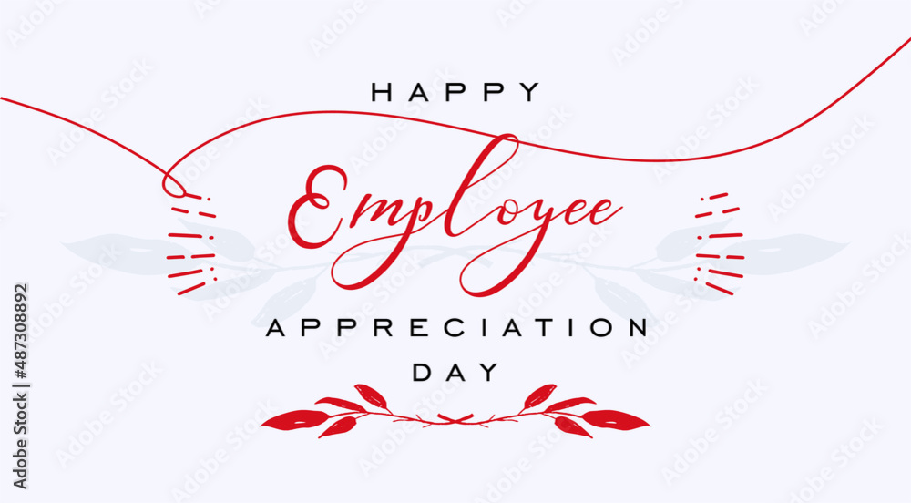 Happy National Employee Appreciation Day Stock Vector Adobe Stock