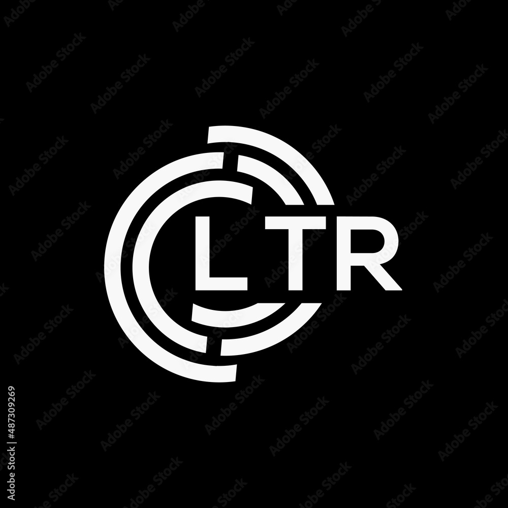 LTR letter logo design on black background.LTR creative initials letter logo concept.LTR vector letter design. LTR letter logo design on black background.LTR creative initials letter logo concept.LTR vector letter design.