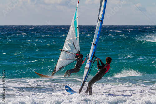 Windsurfer vor Tarifa/ Andalusien photo