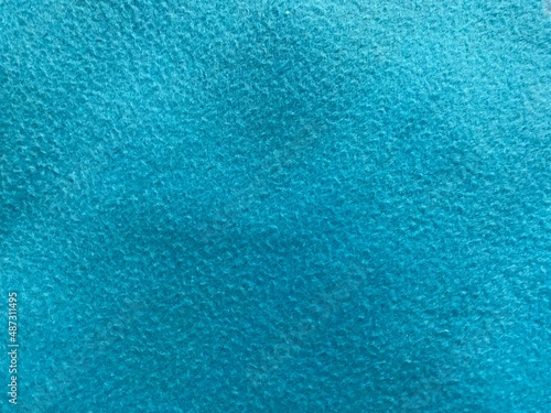 Full frame shot of blue blanket.