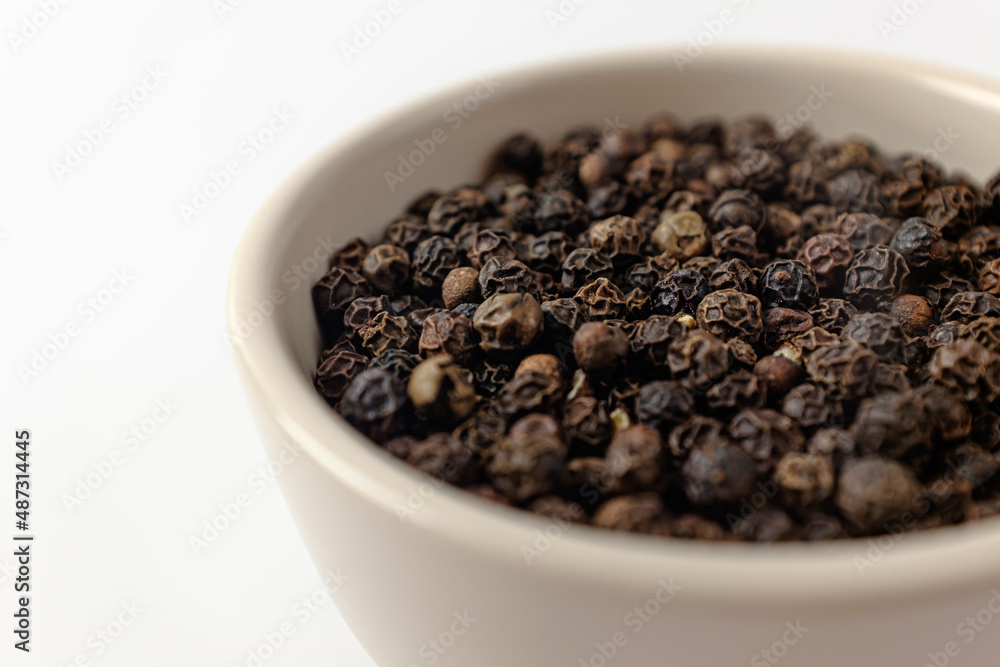whole pepper on a white background whole pepper on a white background