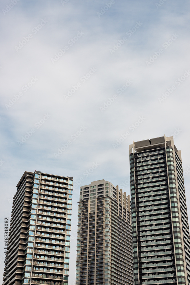 Skyscrapers in the Kita ward of Osaka city Skyscrapers in the Kita ward of Osaka city