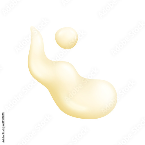 Realistic Mayonnaise Illustration