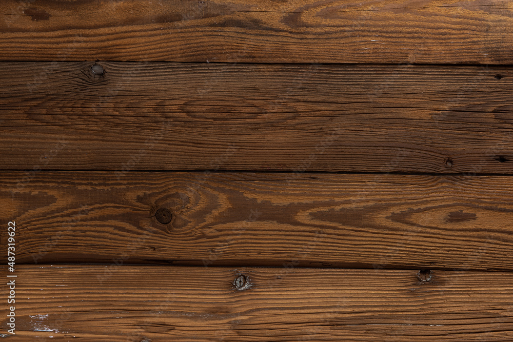 Fototapeta premium Old rustic wooden background. Natural wood planks