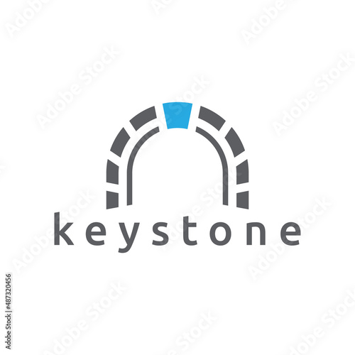 simple keystone logo design photo