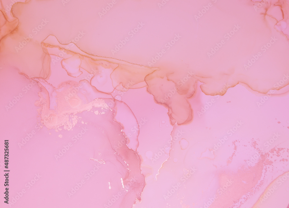 Obraz premium Luxury Ink Pastel. Liquid Wallpaper. Art Flow