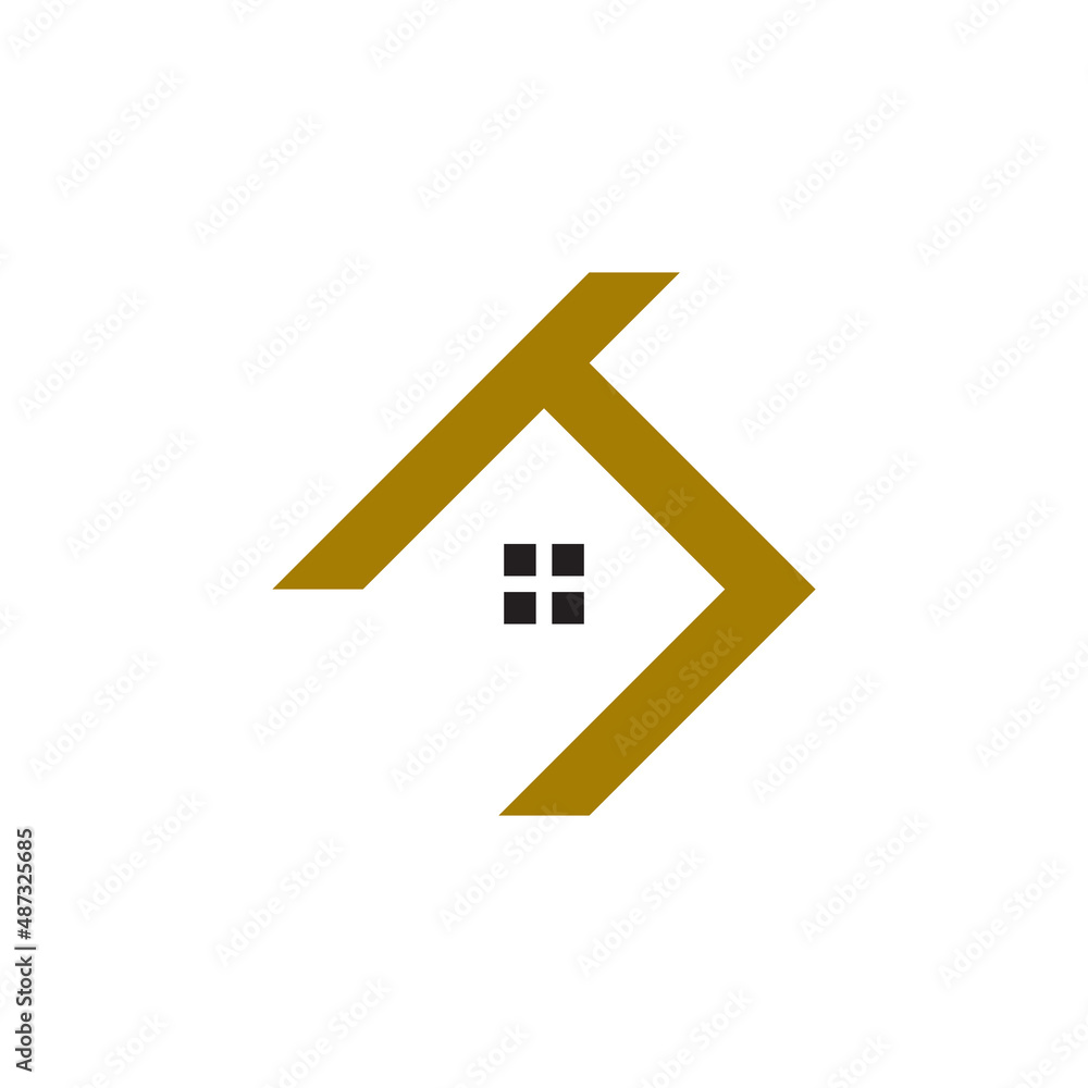 abstract home letter H logo concept. abstract home letter H logo concept.