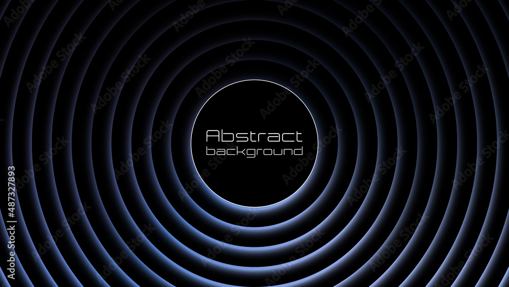 Dark abstract background with glowing gradient circles, in a futuristic style. Bright backgrounds for your projects, presentations, posters and covers Dark abstract background with glowing gradient circles, in a futuristic style. Bright backgrounds for your projects, presentations, posters and covers
