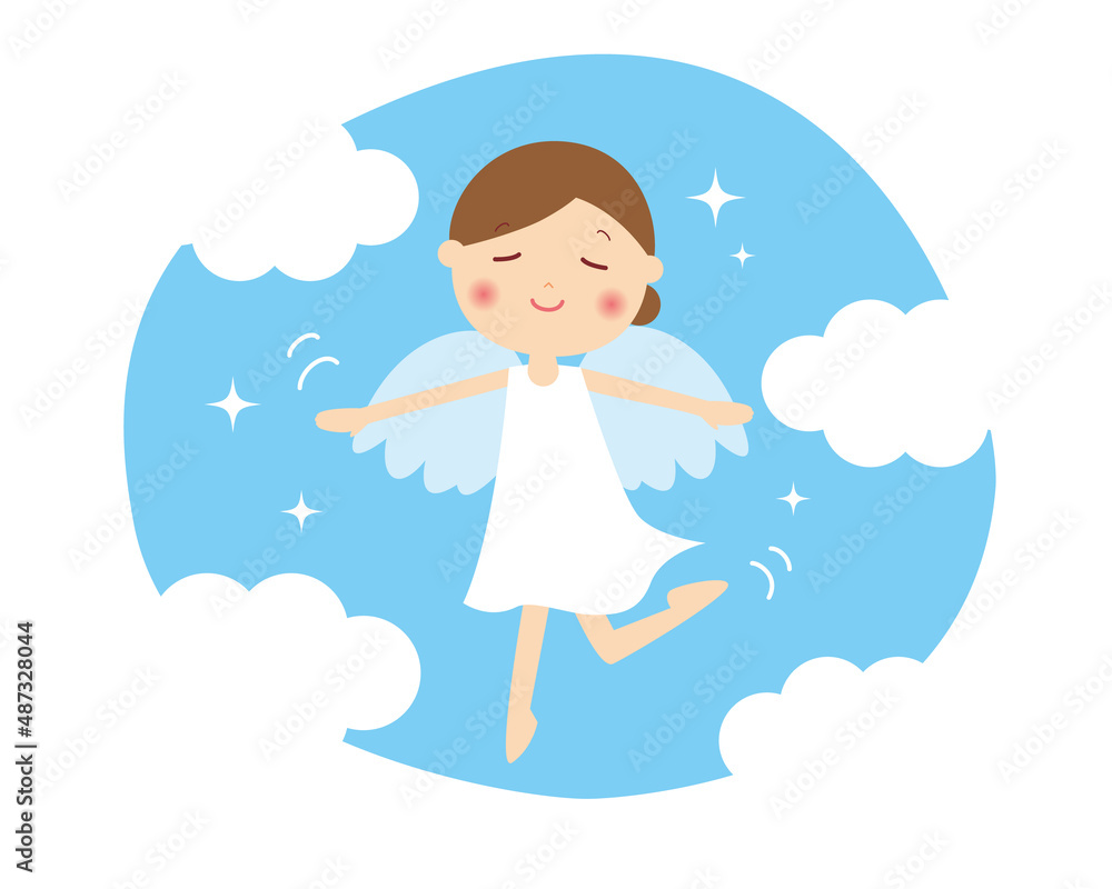 天にも昇る心地　天にも昇る気持ち　喜ぶ女性