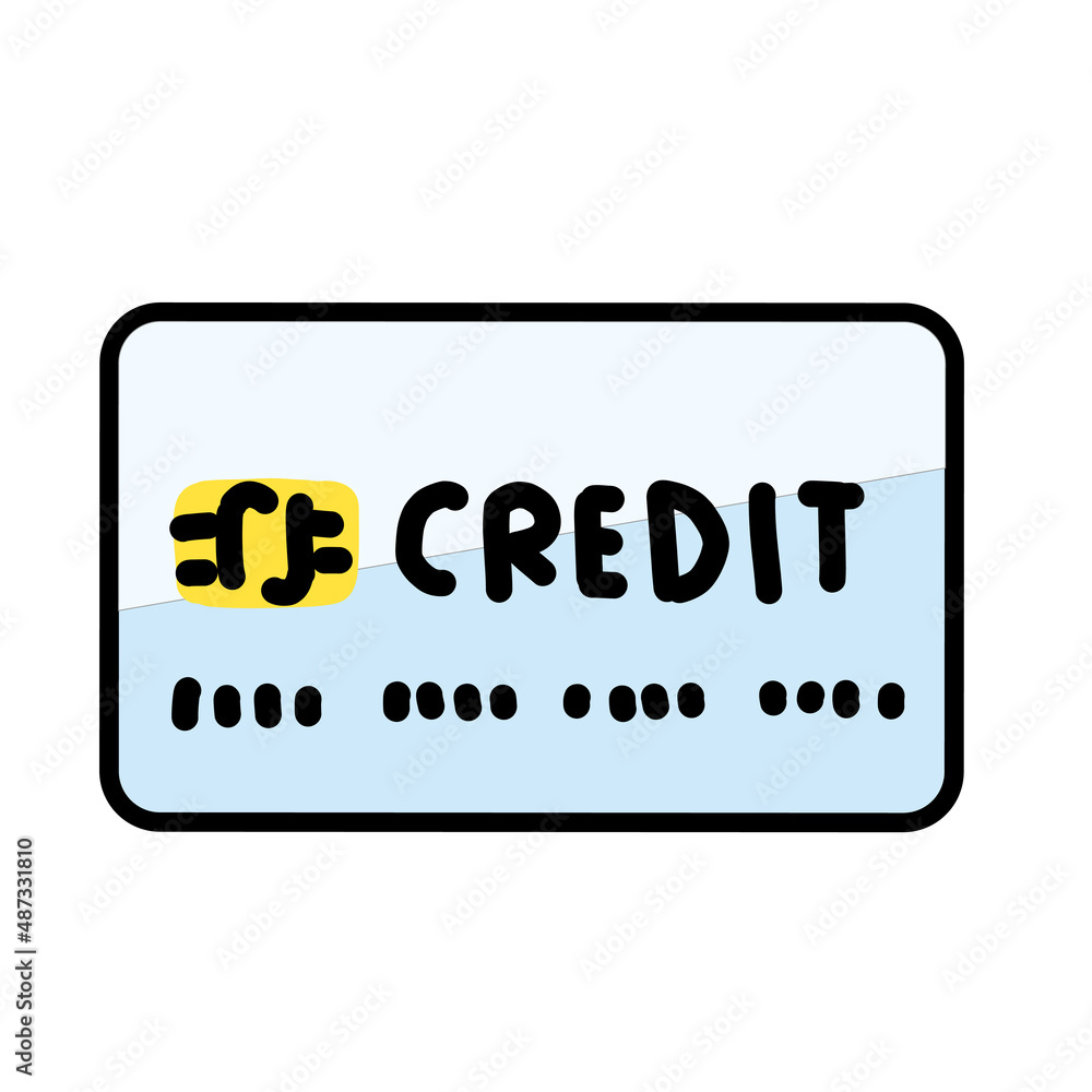 クレジットカードのシンプルイラスト クレジットカードのシンプルイラスト
