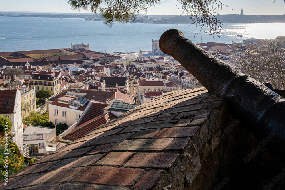 Lisbon panorama, Castelo de São Jorge
