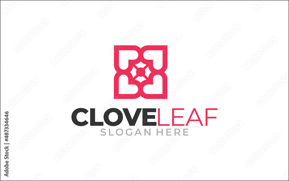 Obraz premium Illustration graphic vector of shamrock four leaf or green clover logo design template