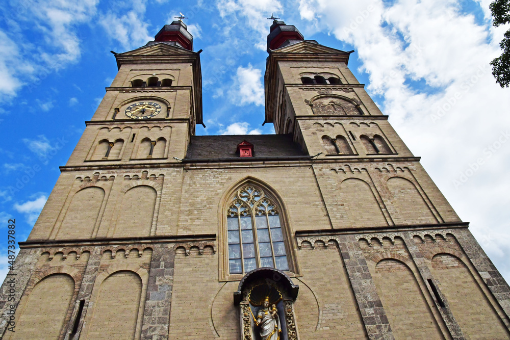 Koblenz; Germany- august 11 2021 : Our Lady church
