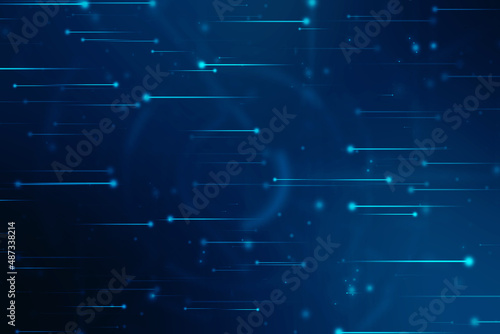 Wallpaper Mural 2d illustration Abstract futuristic electronic circuit technology background
 Torontodigital.ca