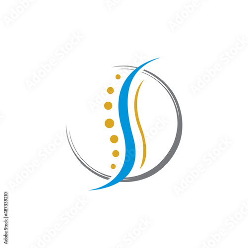 Chiropractic and orthopedic health care logo