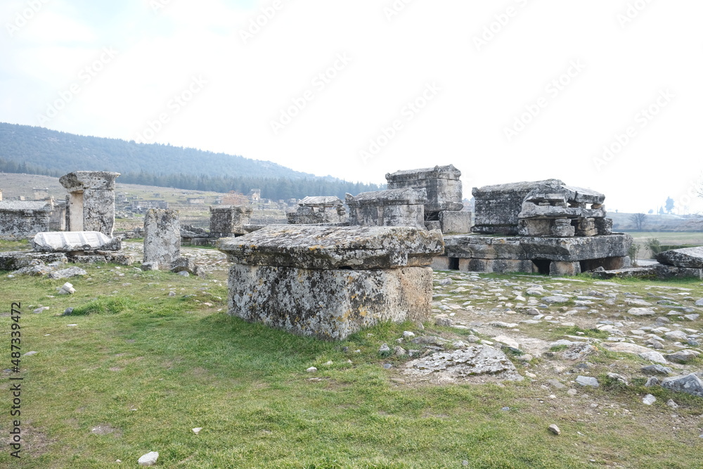 Ruin ancient cemetery