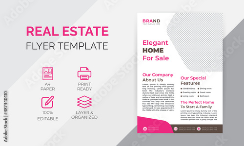 Real Estate Flyer Design Template