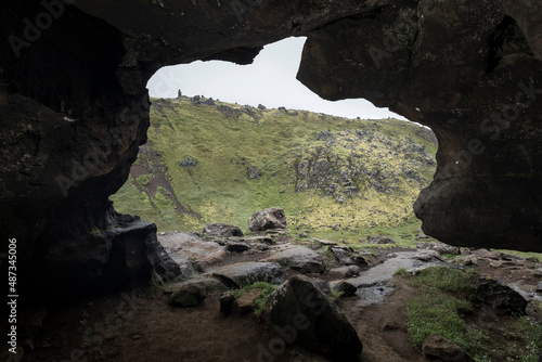 Sönghellir - Lvavahöhlen auf der Halbinsel Snæfellsnes. die Lavahöhlen sind für ihre Akkustik bekannt.