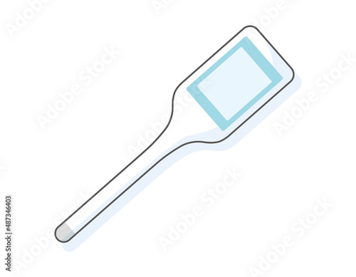体温計　電子体温計  ベクターイラスト