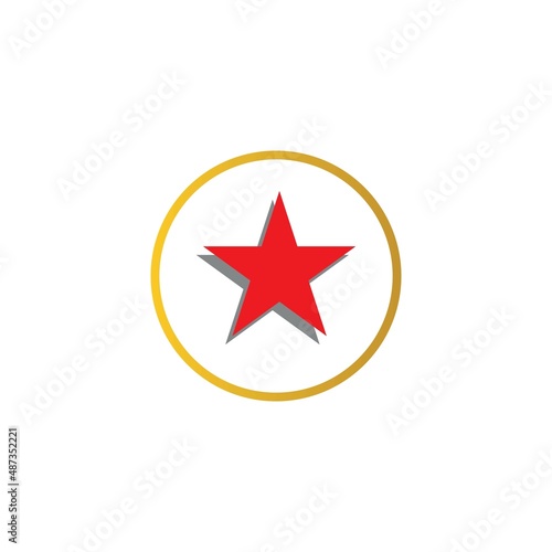 Star Logo abstract design vector template symbol concept icon.
