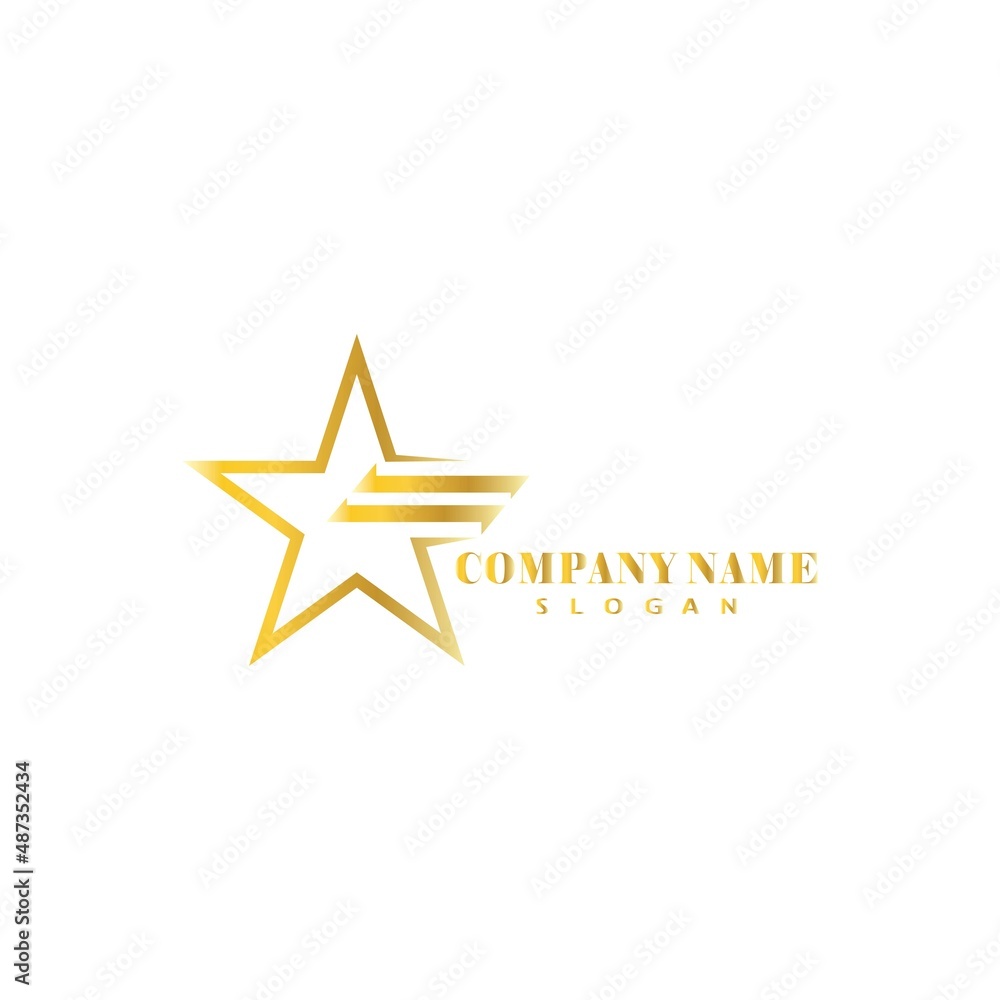 Star Logo abstract design vector template symbol concept icon. Star Logo abstract design vector template symbol concept icon.