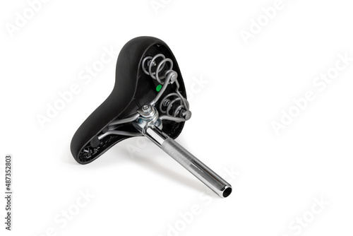 Bicycle saddle wide. photo