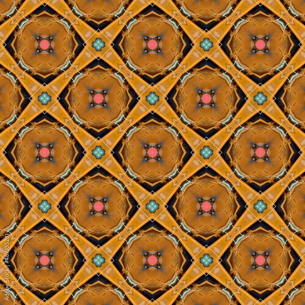 Mosaic background in east style