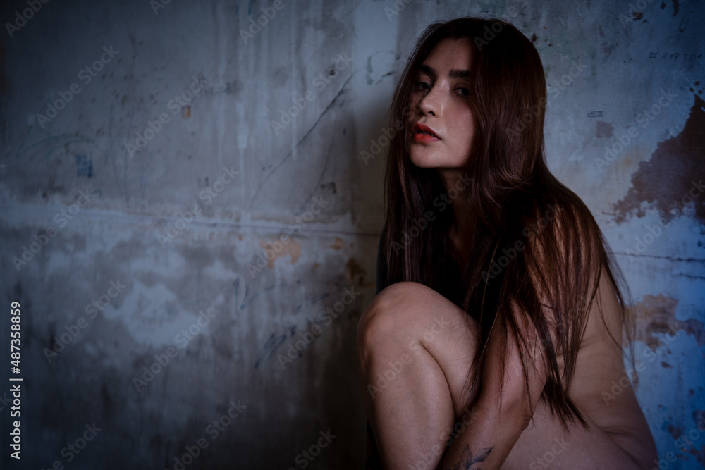 Naked women without clothes posing sexy and charming. Naked women without clothes posing sexy and charming.