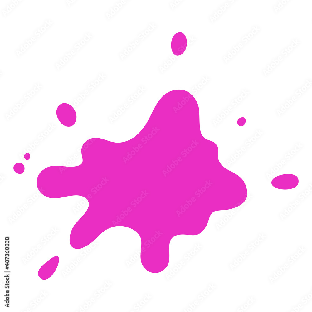 Splatter, hand-drawn blotches, shaped blotches, blotches for logos and design. isolated blot on white background. Vector illustration Splatter, hand-drawn blotches, shaped blotches, blotches for logos and design. isolated blot on white background. Vector illustration