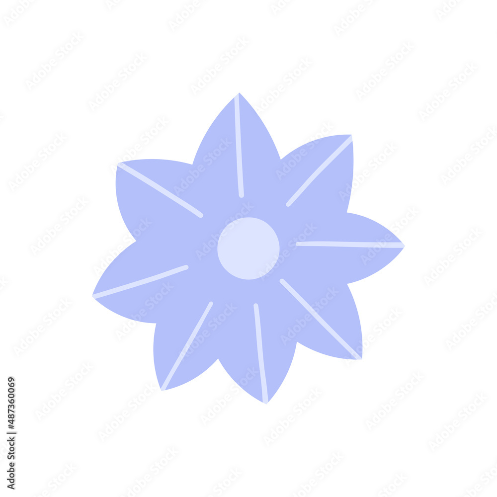 Cute Flower Hand-drawn Vector Illustration Cute Flower Hand-drawn Vector Illustration