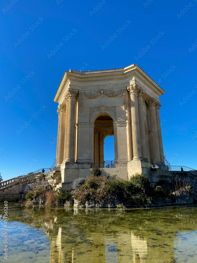 Château d’eau du Peyrou à Montpellier, Occitanie Château d’eau du Peyrou à Montpellier, Occitanie