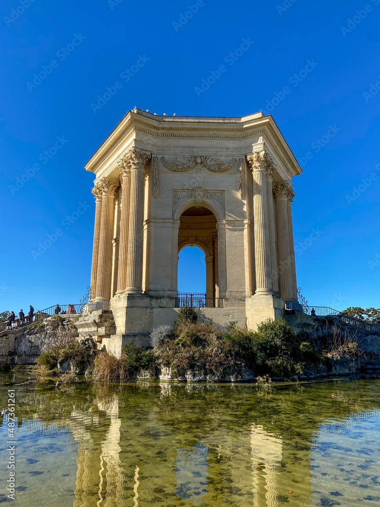 Château d’eau du Peyrou à Montpellier, Occitanie Château d’eau du Peyrou à Montpellier, Occitanie