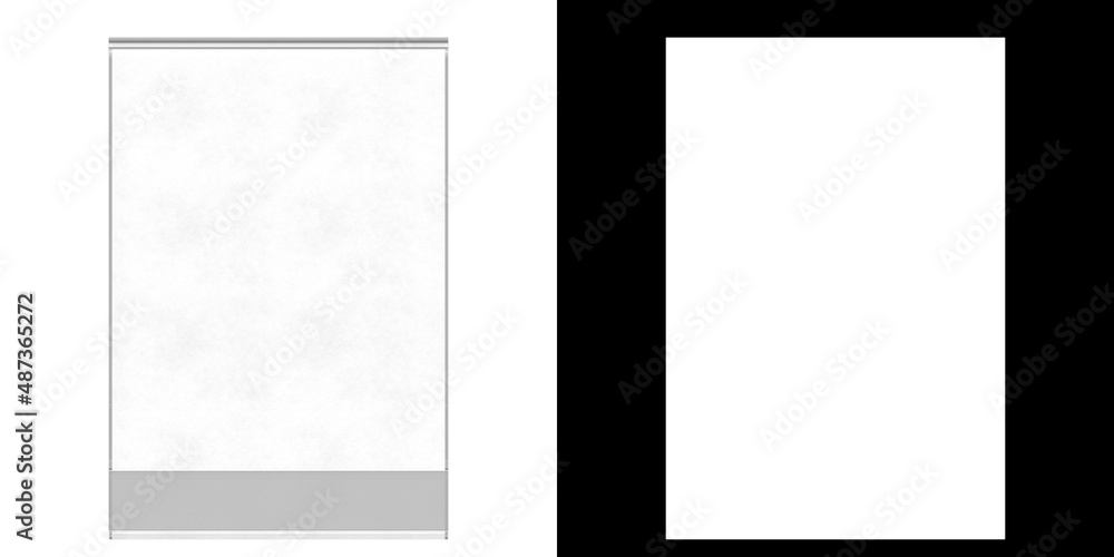 3D rendering illustration of a table tent template 3D rendering illustration of a table tent template