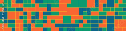 Offset Quads generative art background art illustration