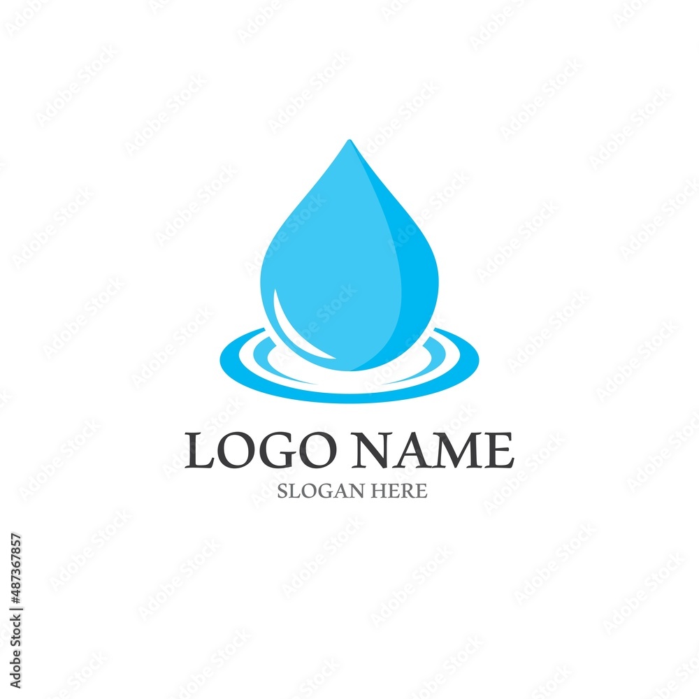 Water drop Logo Template vector Water drop Logo Template vector