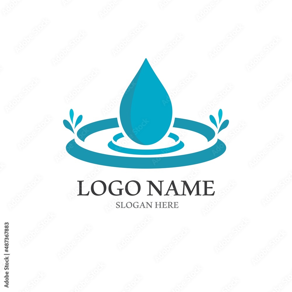 Water drop Logo Template vector Water drop Logo Template vector