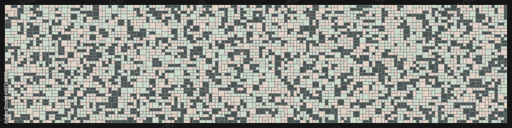 Fototapeta premium Offset Quads generative art background art illustration