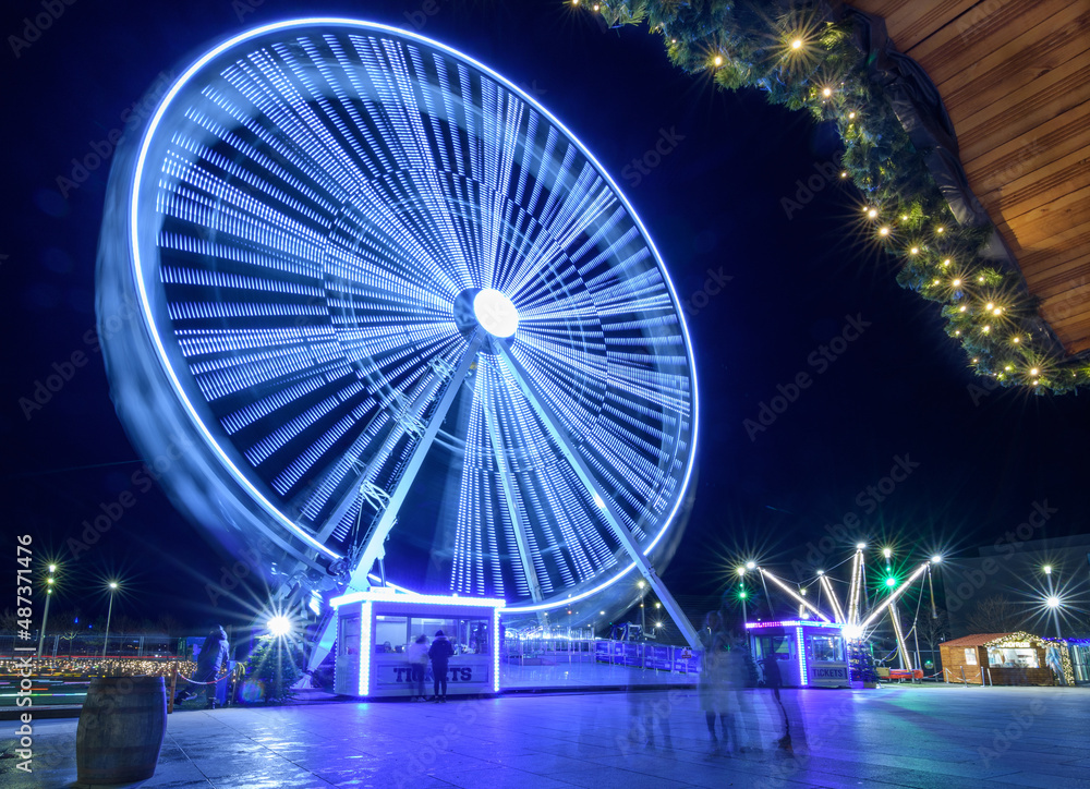 Dundee Scotland Winterfest Big Wheel